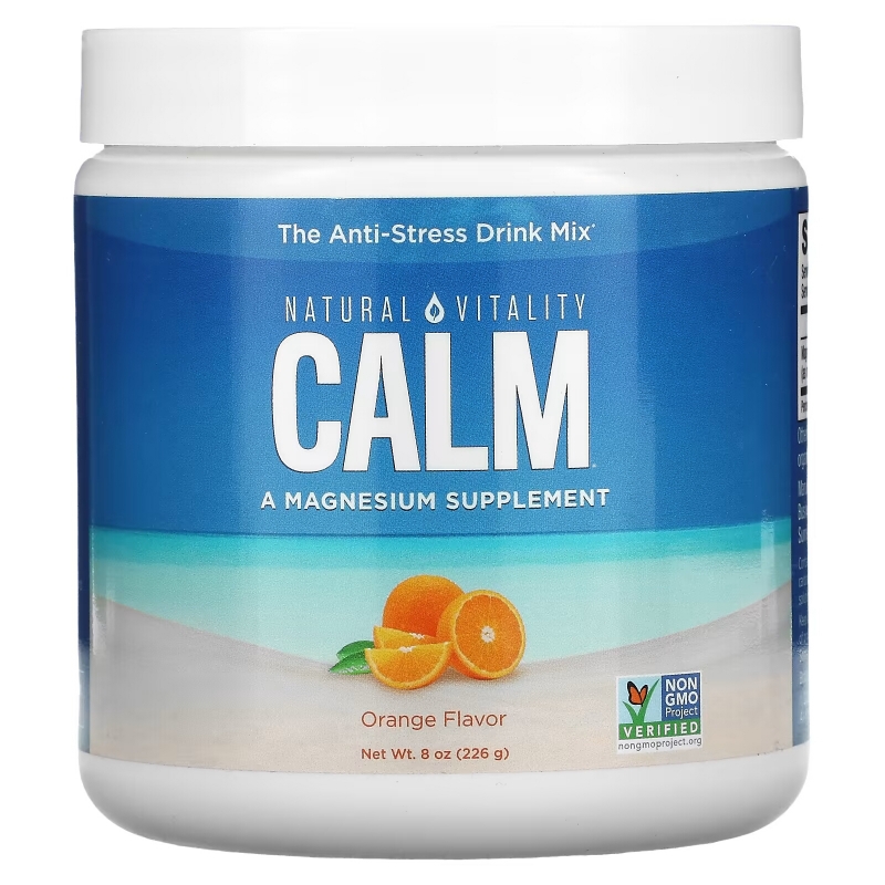 Natural Vitality, CALM, The Anti-Stress Drink Mix, Orange, 8 oz (226 g)