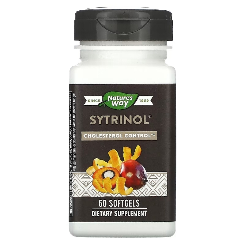 Nature's Way, Sytrinol, Cholesterol Control, 60 Softgel