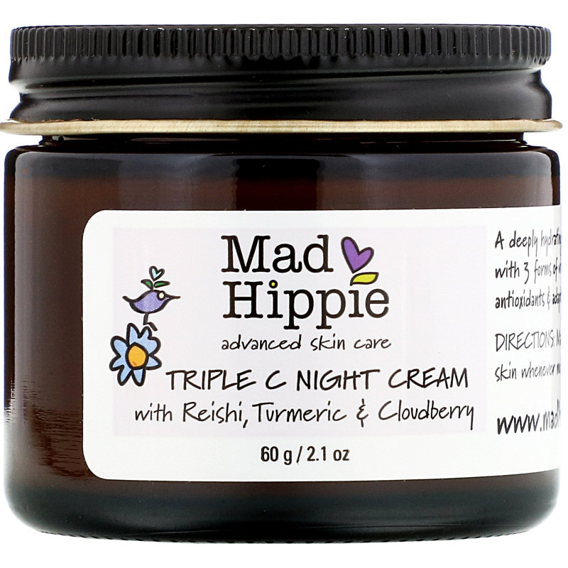 Mad Hippie Skin Care Products, Triple C Night Cream, 2.1 oz (60 g)