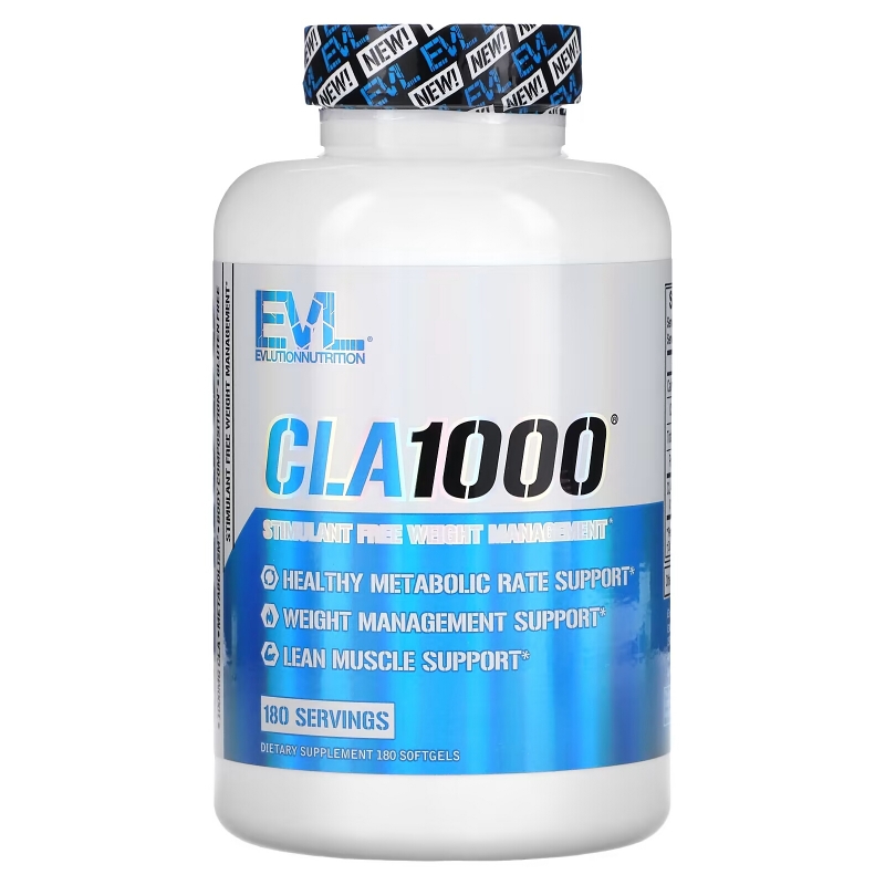 EVLution Nutrition, CLA 1000, Stimulant Free Weight Management, 180 Softgels