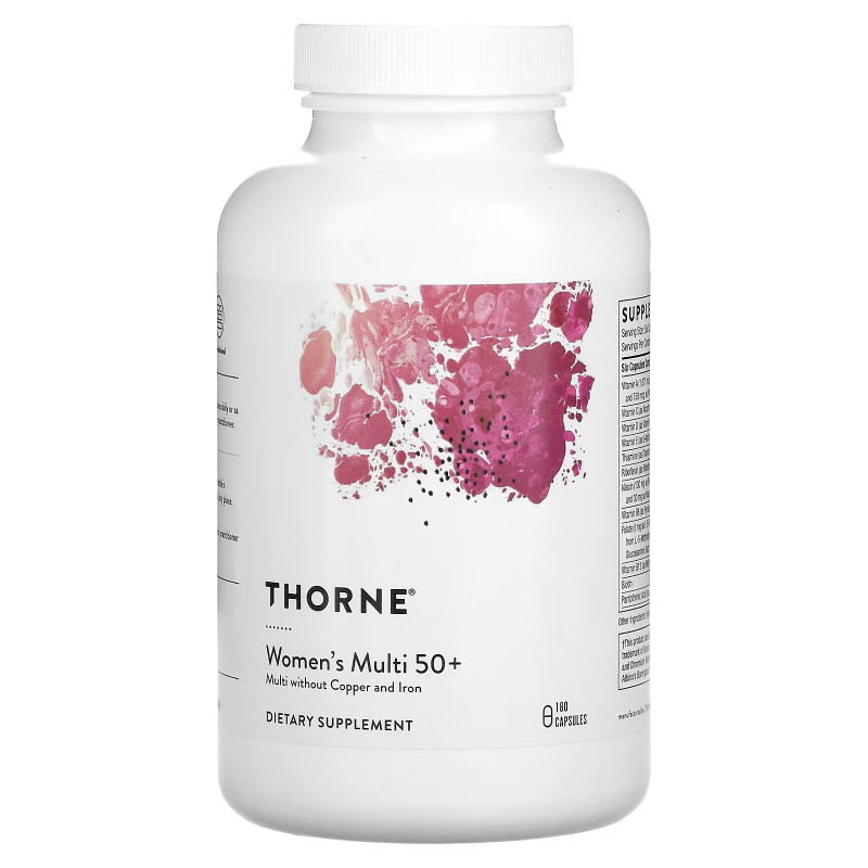 Thorne, Women's Multi 50+, 180 Capsules