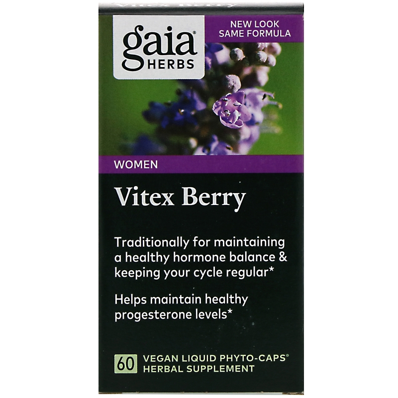 Gaia Herbs Ягоды витекса 60 вегетарианских жидких фито-капсул