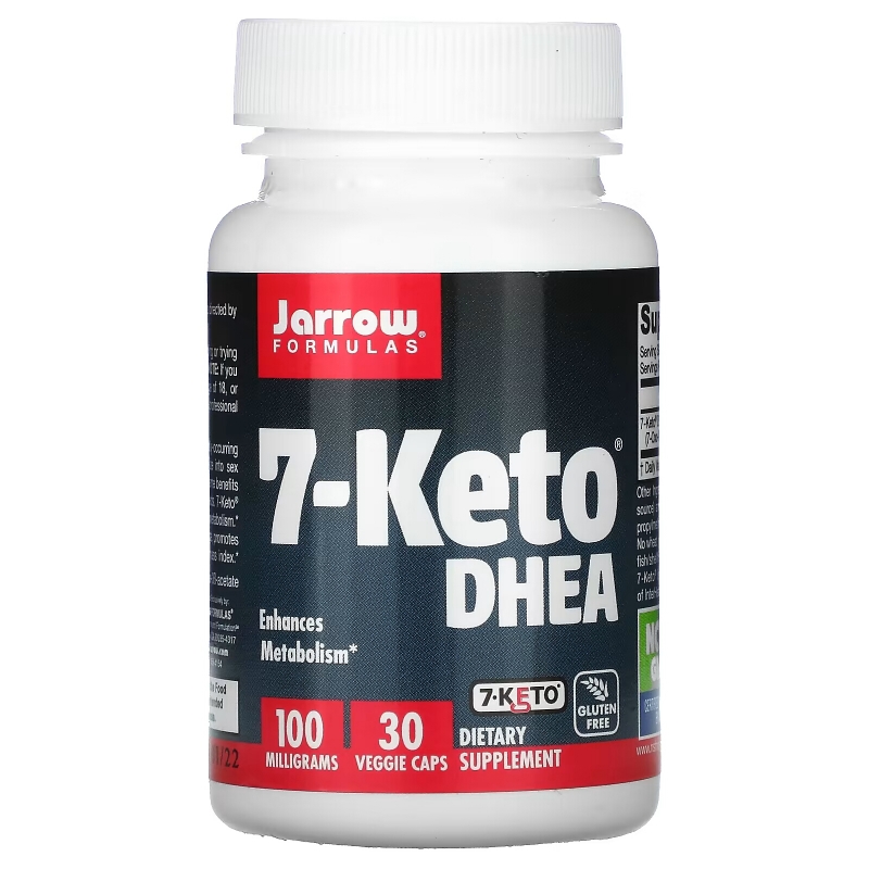 Jarrow Formulas, 7-Keto DHEA, 100 mg, 30 Veggie Caps