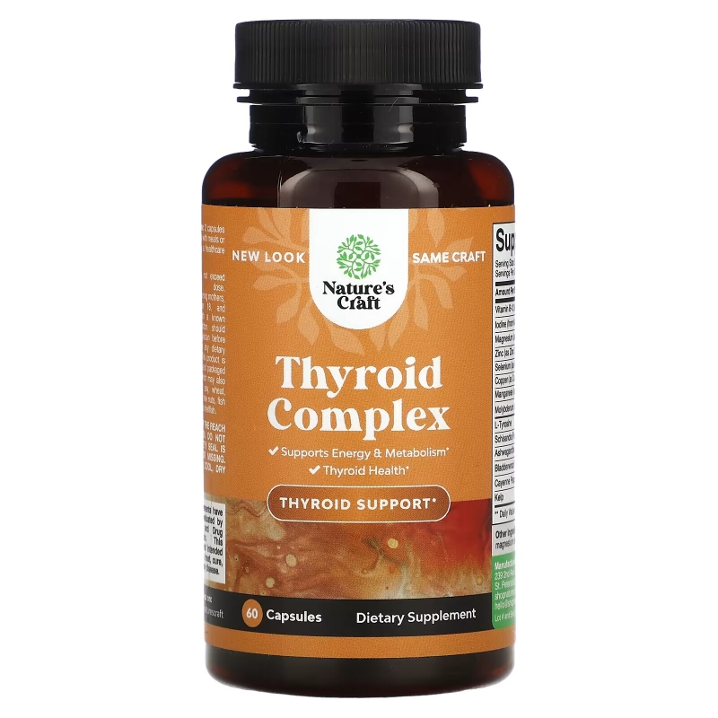 Natures Craft, Thyroid Complex , 60 Capsules