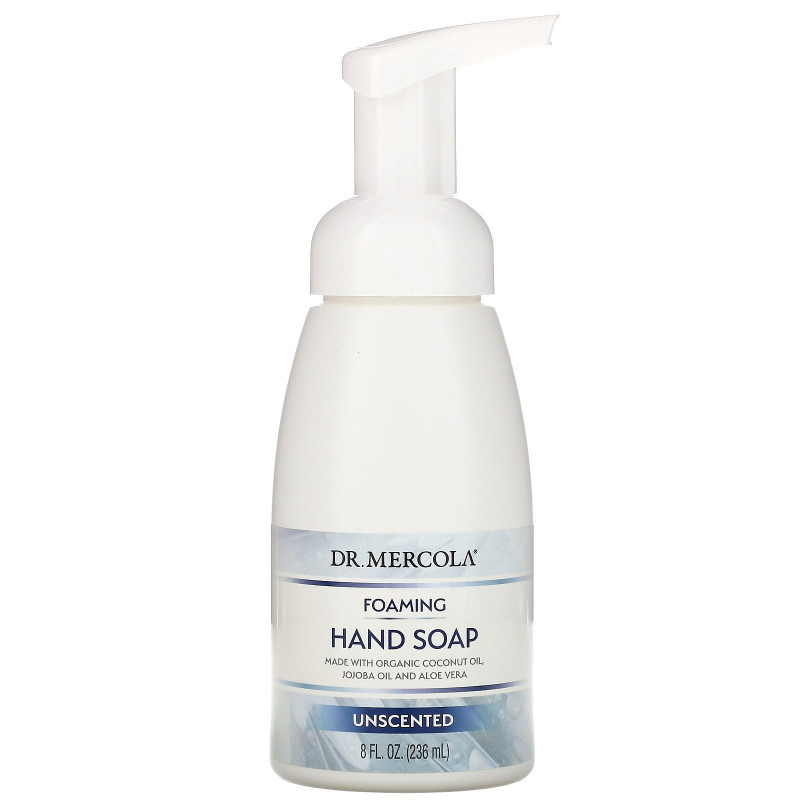Dr. Mercola Healthy Skin Foaming Hand Soap Unscented 7 fl oz (207 ml)