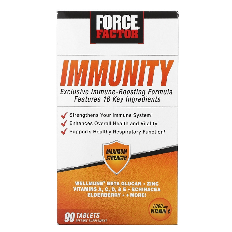 Force Factor, Immunity, 1,000 mg, 90 Tablets