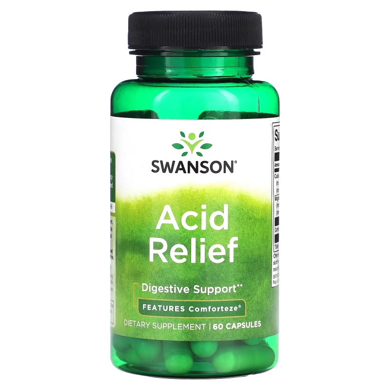 Swanson, Acid Relief, 60 Capsules