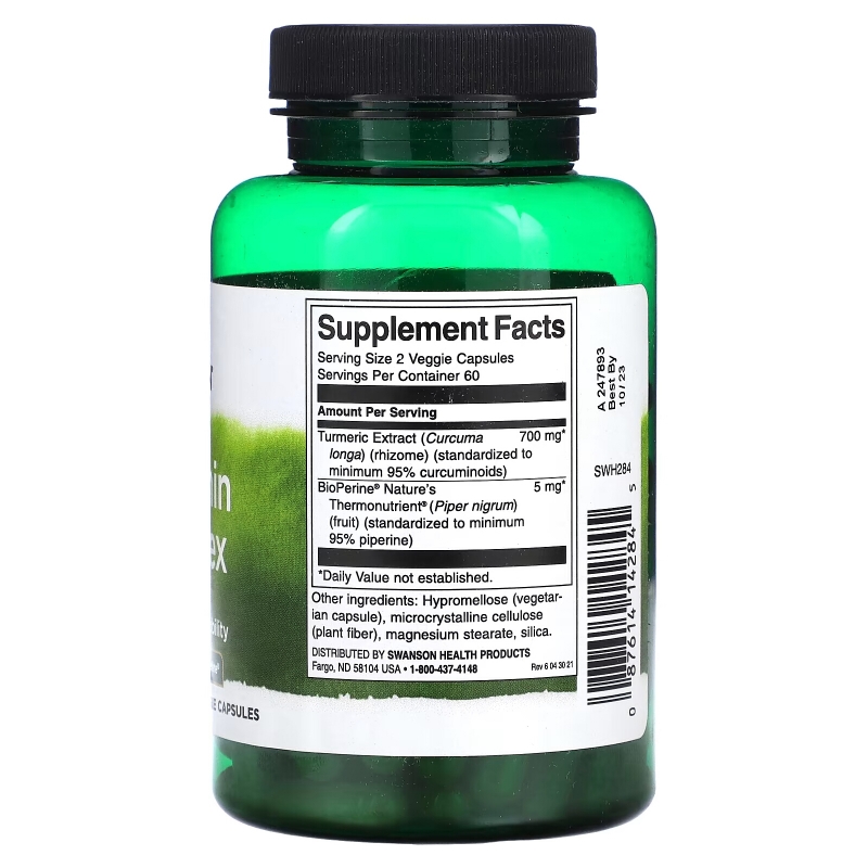 Swanson, Curcumin Complex, 120 Veggie Capsules