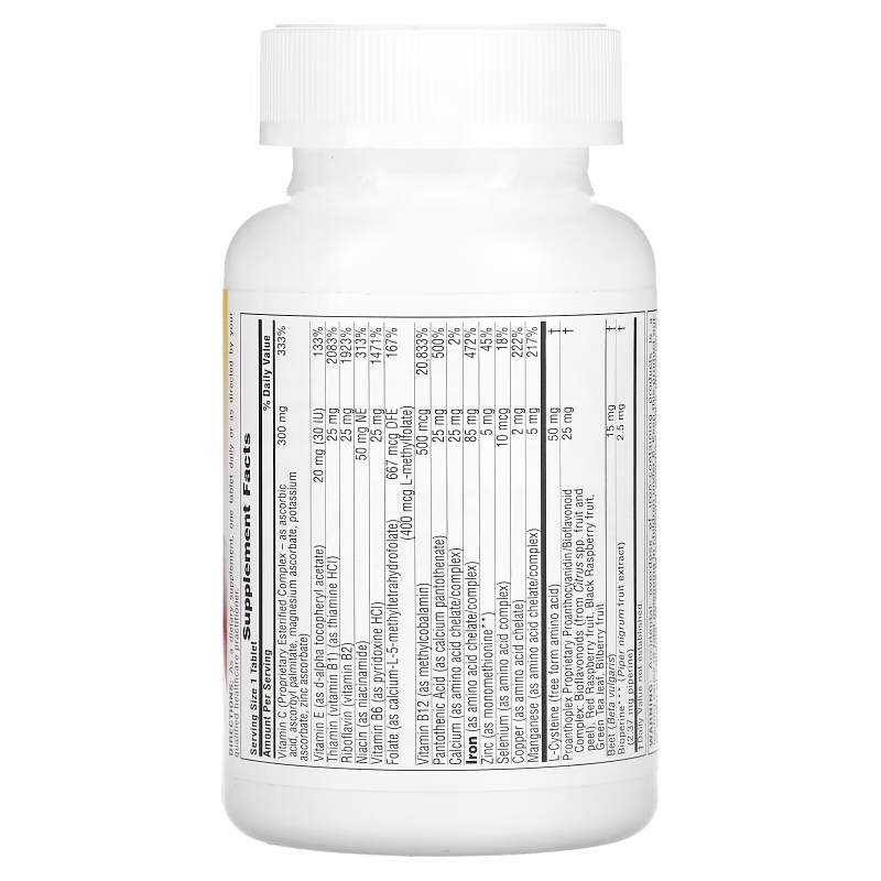 NaturesPlus, Hema-Plex, железо с незаменимыми питательными веществами для здоровых эритроцитов, 60 таблеток с медленным высвобождением